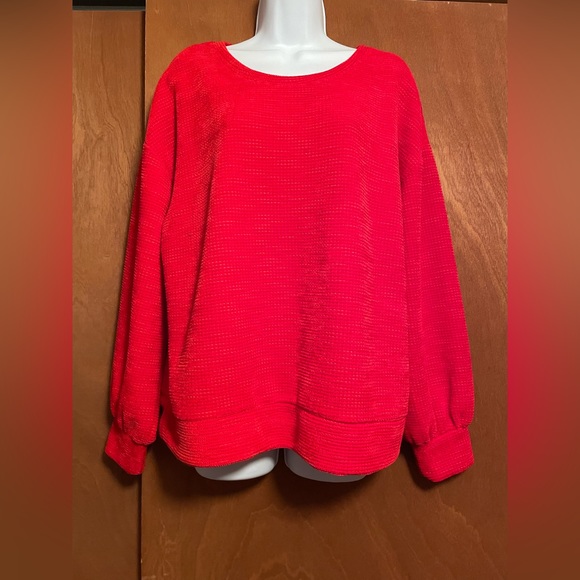 Time and True Women's Red Sweater Size L (12-14) - Picture 1 of 10